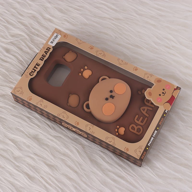 قاب سیلیکونی شیائومی Poco X3 / X3 NFC / X3 Pro پاپ سوکت دار طرح Bear