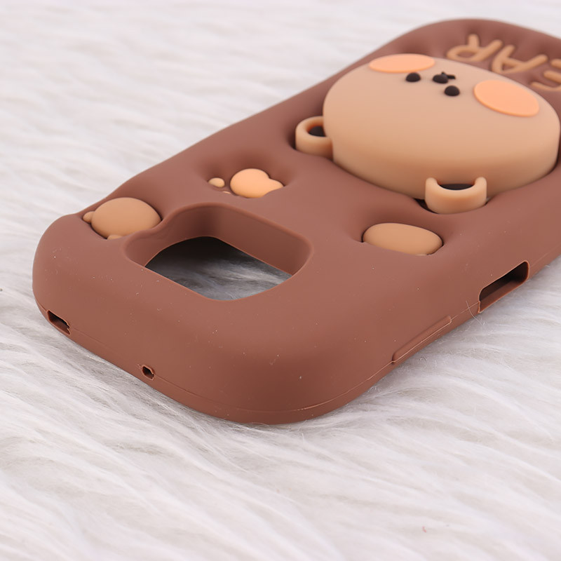 قاب سیلیکونی شیائومی Poco X3 / X3 NFC / X3 Pro پاپ سوکت دار طرح Bear