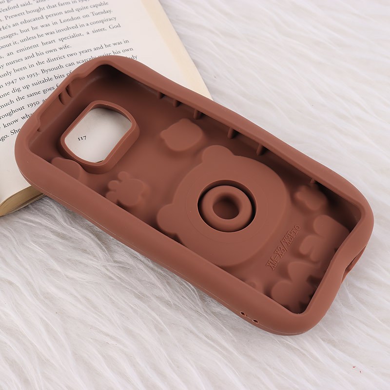قاب سیلیکونی شیائومی Poco X3 / X3 NFC / X3 Pro پاپ سوکت دار طرح Bear