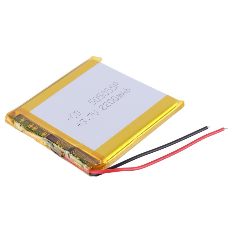 باتری لیتیوم 2200mAh 49*48*3 505055
