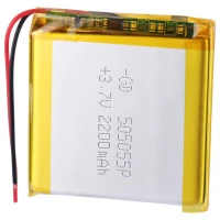 باتری لیتیوم 2200mAh 49*48*3 505055