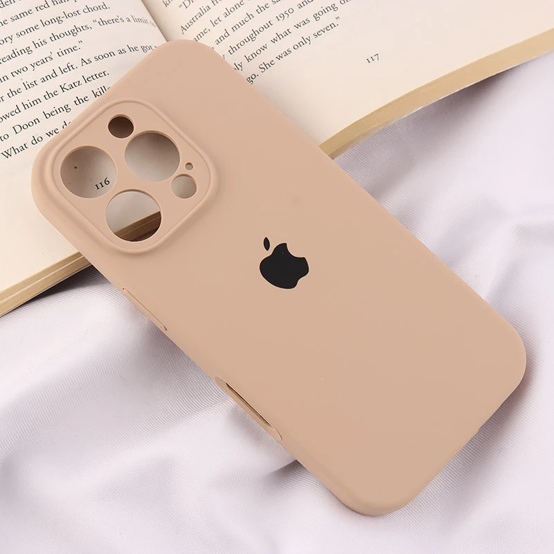 قاب سیلیکونی اصلی زیربسته آیفون iPhone 16 Pro محافظ لنزدار