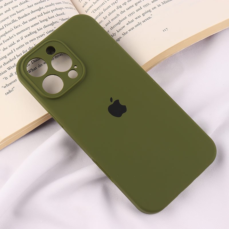 قاب سیلیکونی اصلی زیربسته آیفون iPhone 16 Pro Max محافظ لنزدار