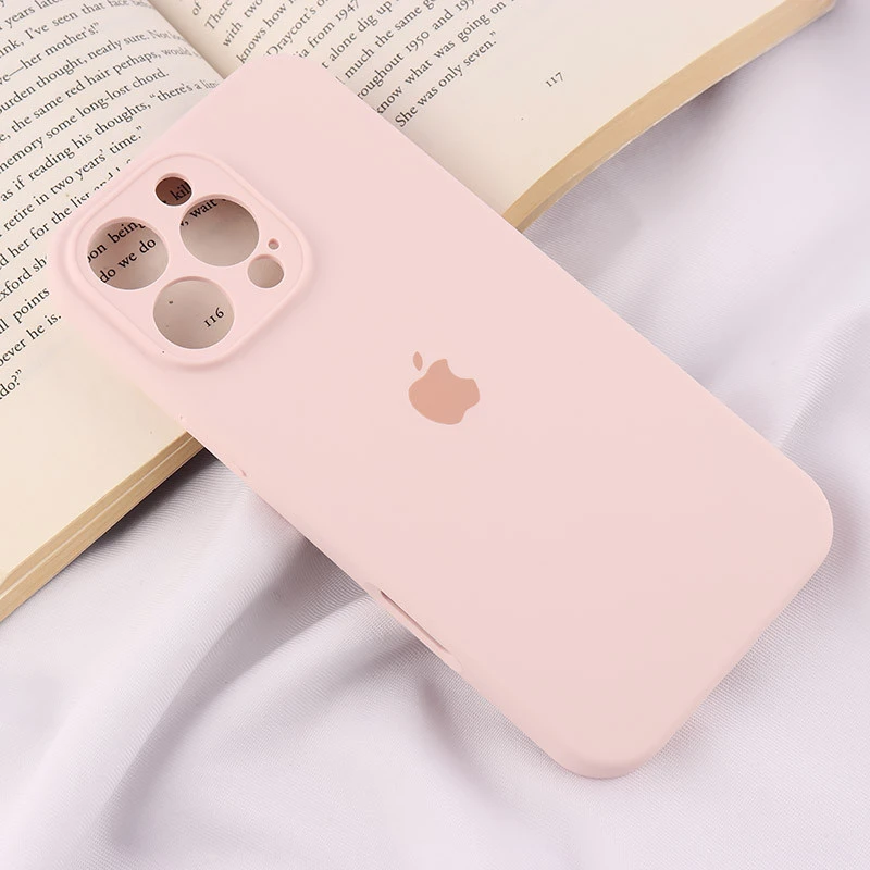 قاب سیلیکونی اصلی زیربسته آیفون iPhone 16 Pro Max محافظ لنزدار