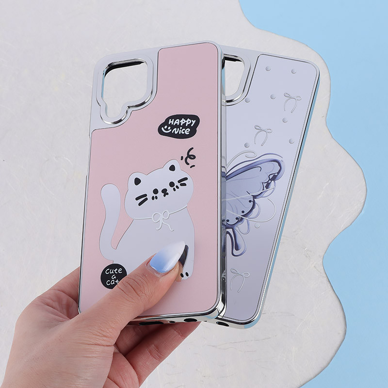قاب آینه ای سامسونگ Galaxy A22 4G / M22 / M32 4G طرح دار فانتزی