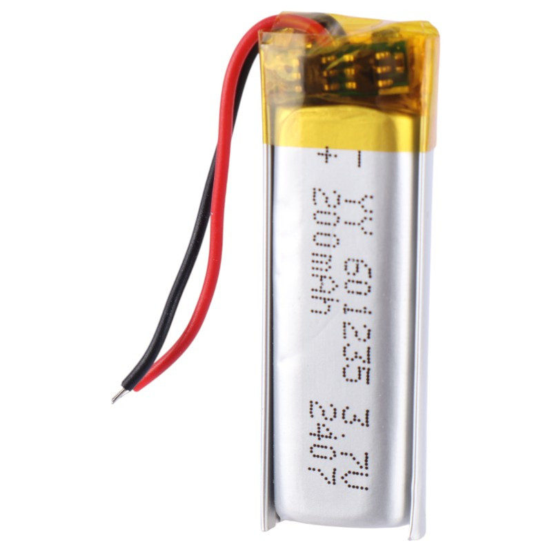 باتری لیتیوم 200mAh 36*11*4mm 601235