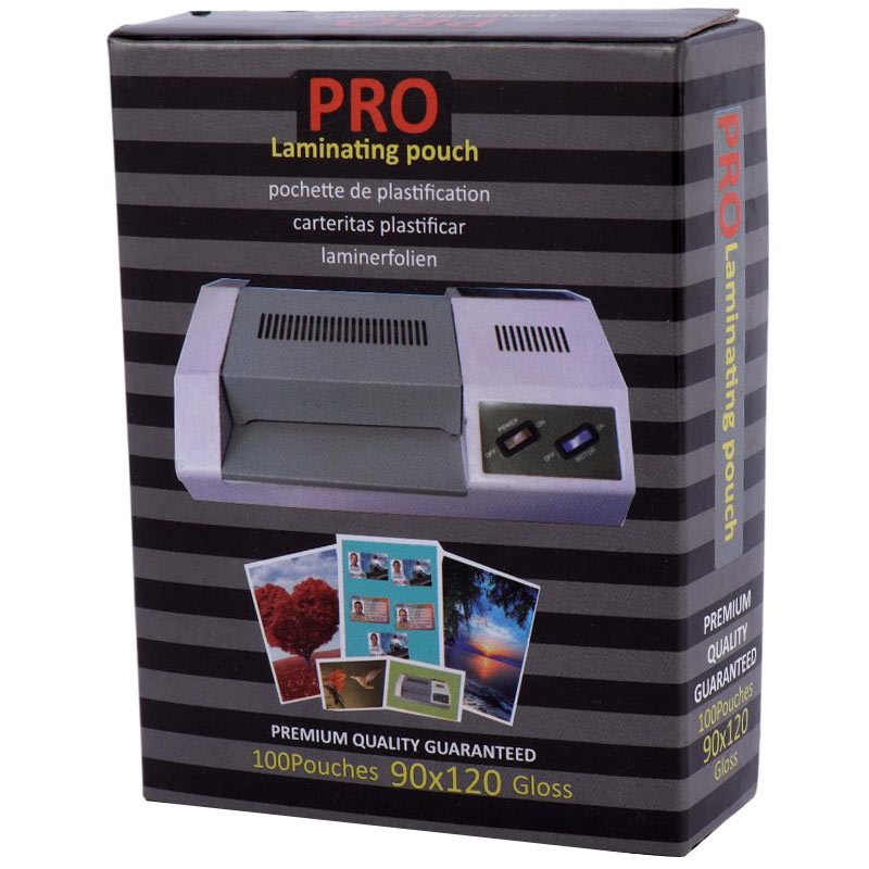 طلق پرس شفاف 150 میکرون Pro 90*120mm بسته 100 عددی