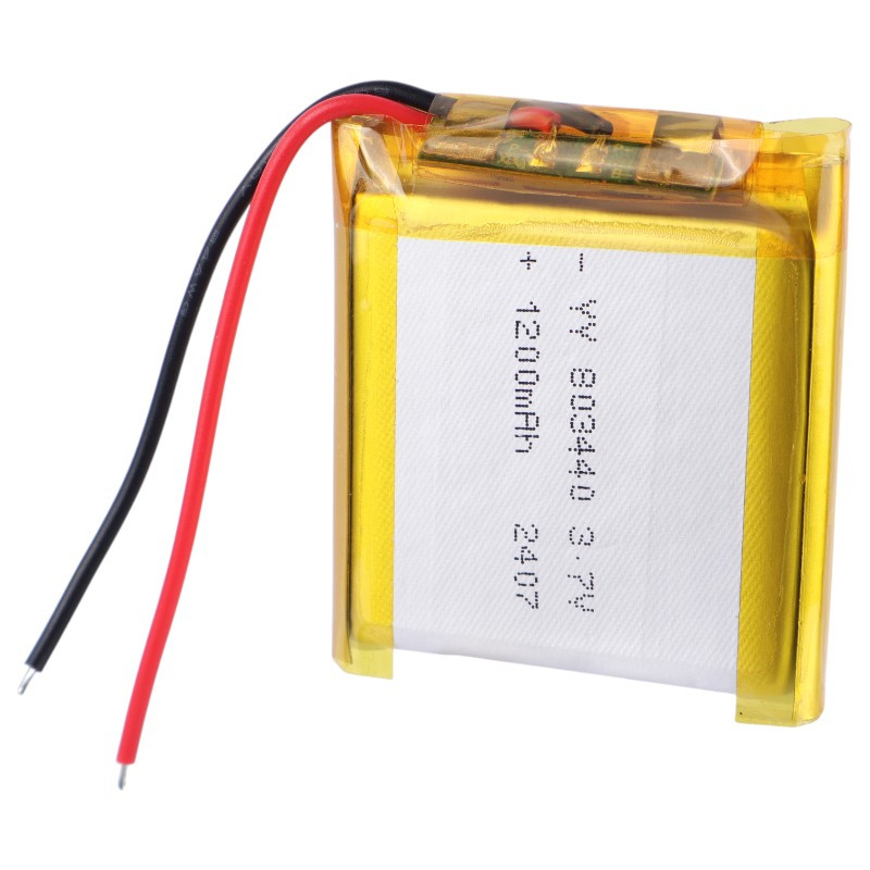 باتری لیتیوم 1200mAh 36*34*7mm 803440