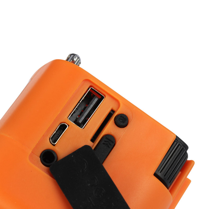رادیو اسپیکر بلوتوثی رم و فلش خور خورشیدی V.MAX V-FM01-898