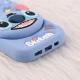 قاب سیلیکونی آیفون iPhone 13 / 14 پاپ سوکت دار برجسته طرح Stitch