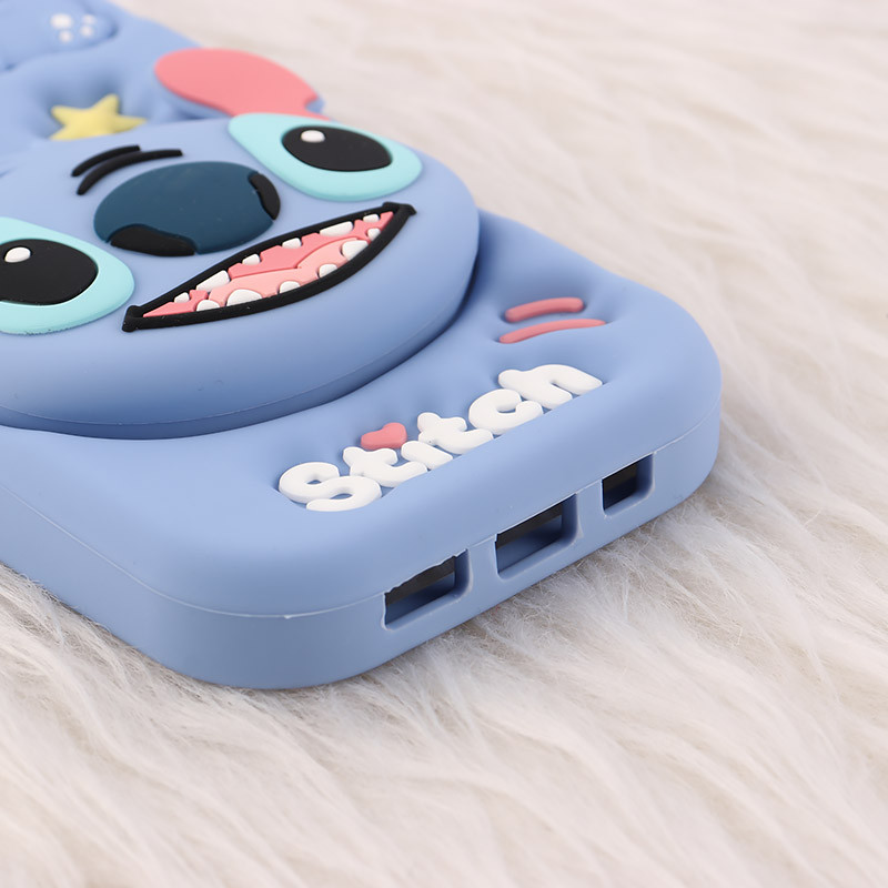 قاب سیلیکونی آیفون iPhone 13 / 14 پاپ سوکت دار برجسته طرح Stitch