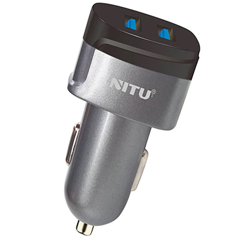 شارژر فندکی فست شارژ Nitu NT-CC835F 3A QC3.0 PD 18W + کابل میکرو یو اس بی