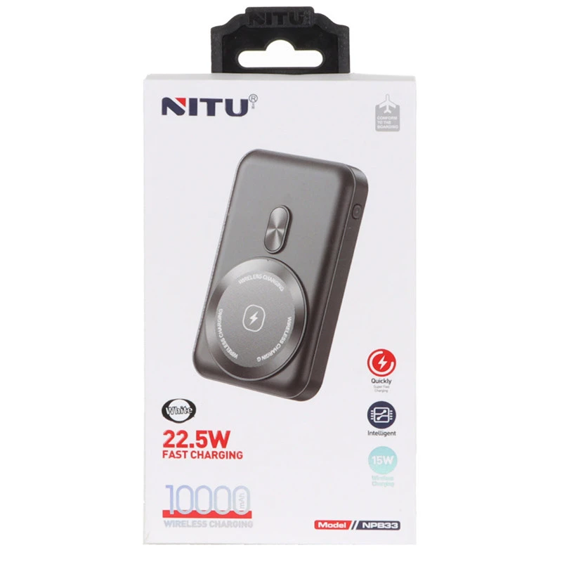پاور بانک فست شارژ نیتو NPB33 PD 22.5W ظرفیت 10000 میلی آمپر ساعت