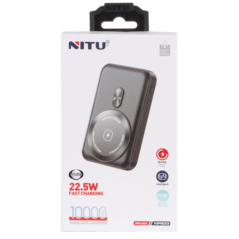 پاور بانک فست شارژ نیتو NPB33 PD 22.5W ظرفیت 10000 میلی آمپر ساعت