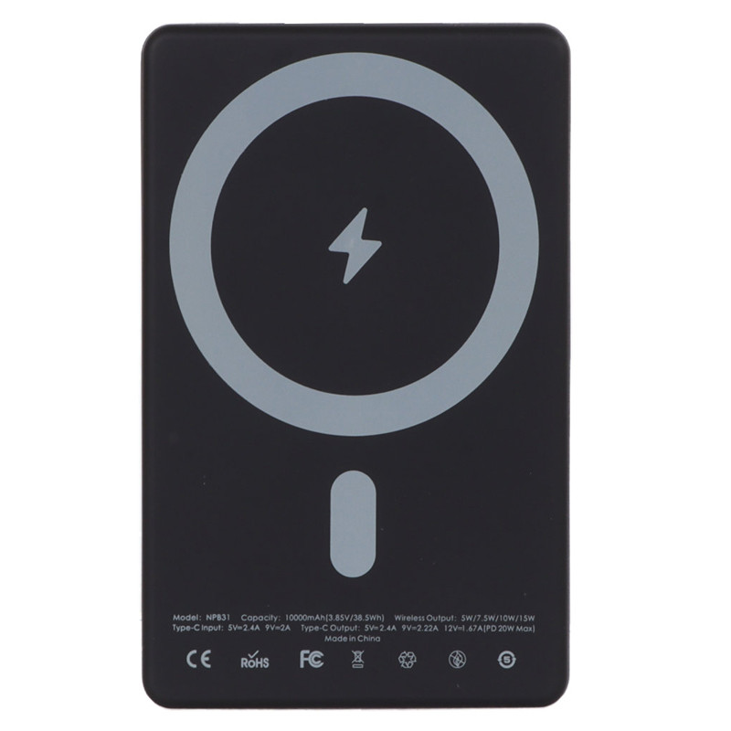پاور بانک بی سیم فست شارژ نیتو NPB31 PD 20W ظرفیت 10000 میلی آمپر ساعت