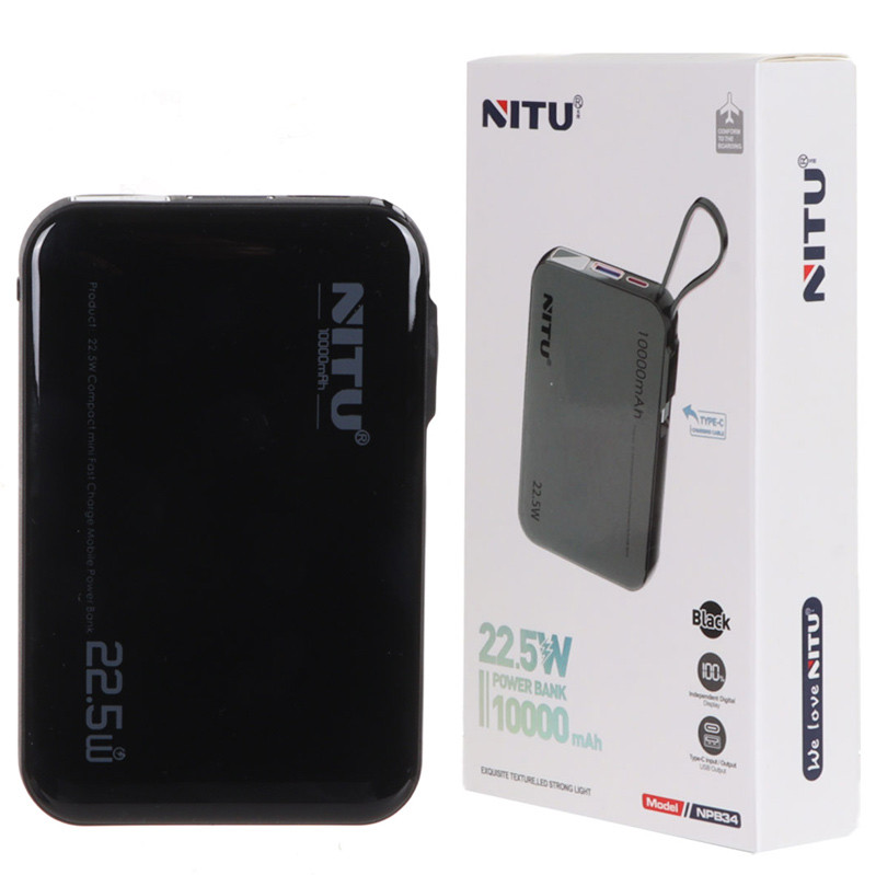 پاور بانک فست شارژ نیتو NPB34 PD 22.5W ظرفیت 10000 میلی آمپر ساعت