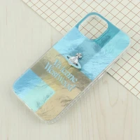 قاب IMD آیفون iPhone 15 طرح Vivienne Westwood برجسته براق