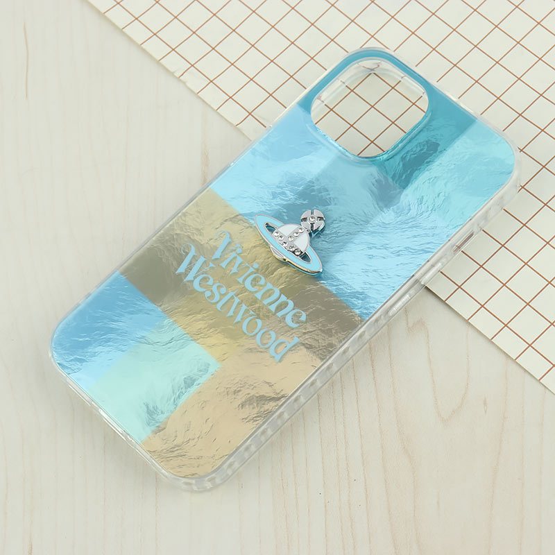 قاب IMD آیفون iPhone 15 طرح Vivienne Westwood برجسته براق