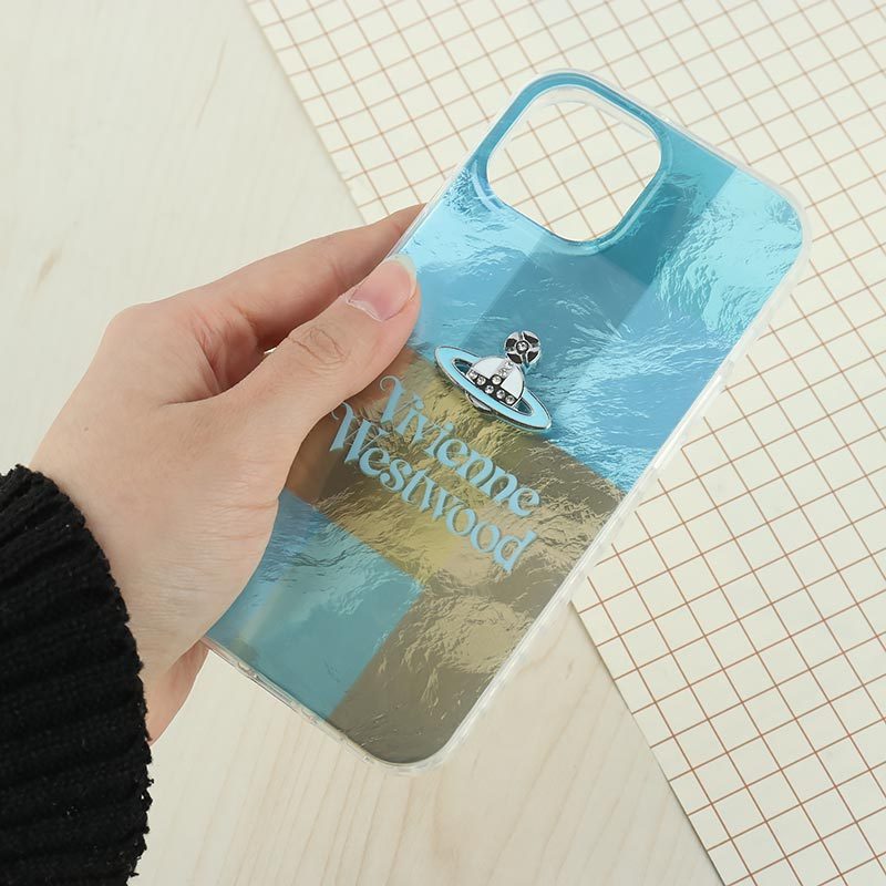 قاب IMD آیفون iPhone 15 طرح Vivienne Westwood برجسته براق