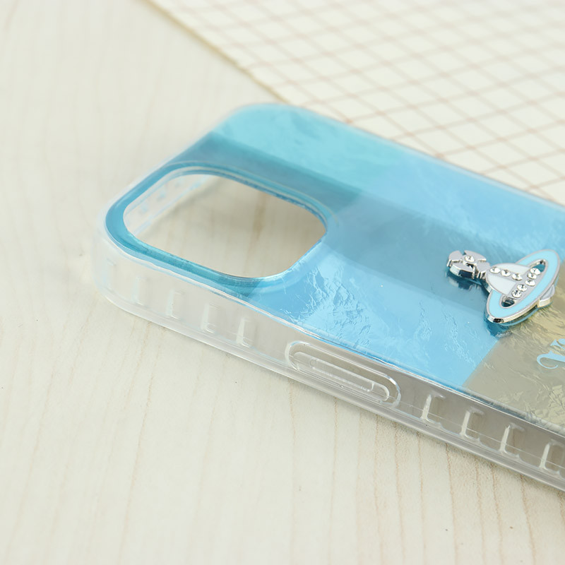 قاب IMD آیفون iPhone 15 طرح Vivienne Westwood برجسته براق