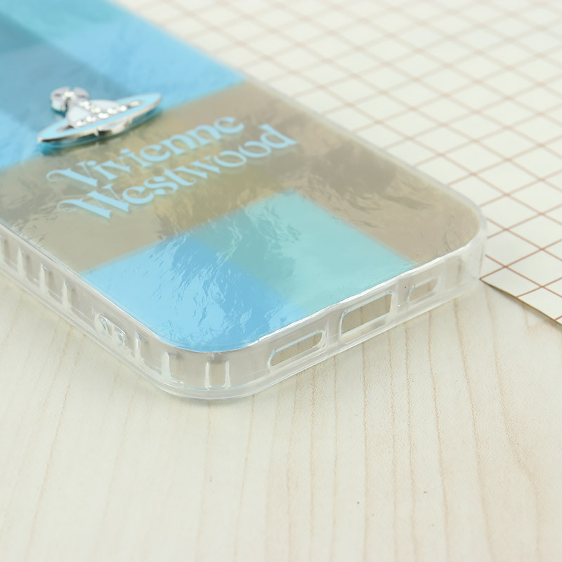 قاب IMD آیفون iPhone 15 طرح Vivienne Westwood برجسته براق