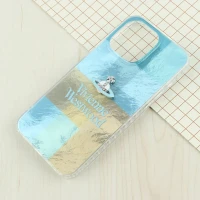 قاب IMD آیفون iPhone 15 Pro Max طرح Vivienne Westwood برجسته براق