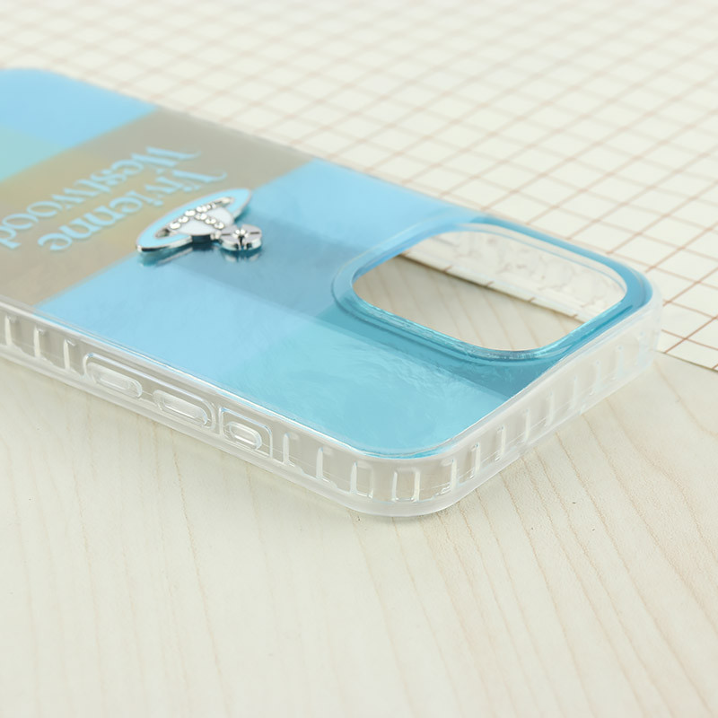 قاب IMD آیفون iPhone 15 Pro Max طرح Vivienne Westwood برجسته براق