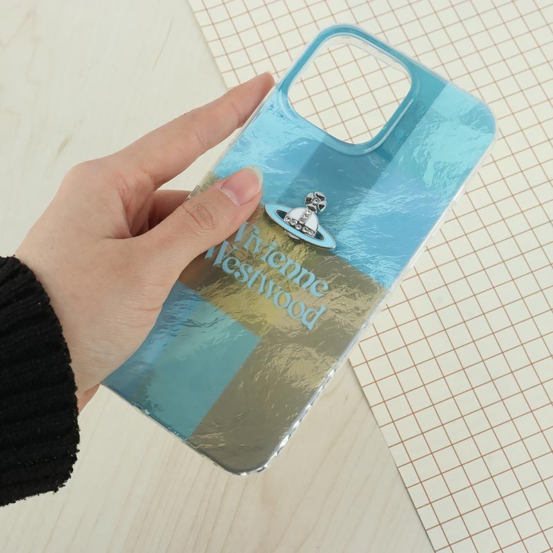 قاب IMD آیفون iPhone 16 Pro Max طرح Vivienne Westwood برجسته براق