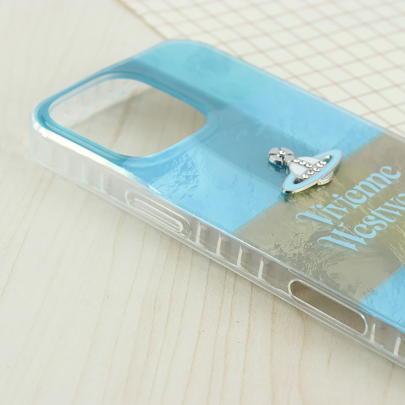 قاب IMD آیفون iPhone 16 Pro Max طرح Vivienne Westwood برجسته براق