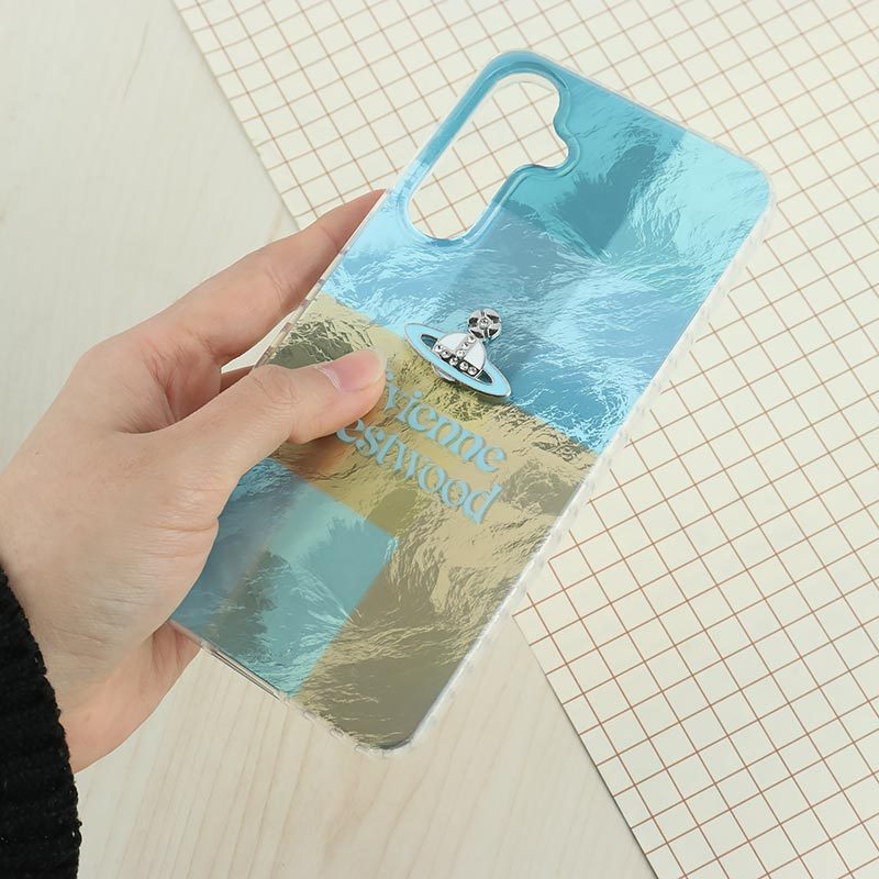 قاب IMD سامسونگ Galaxy A55 طرح Vivienne Westwood برجسته براق
