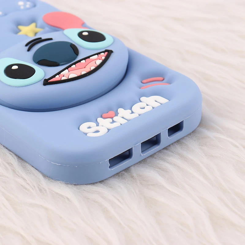 قاب سیلیکونی آیفون iPhone 12 Pro Max پاپ سوکت دار برجسته طرح Stitch