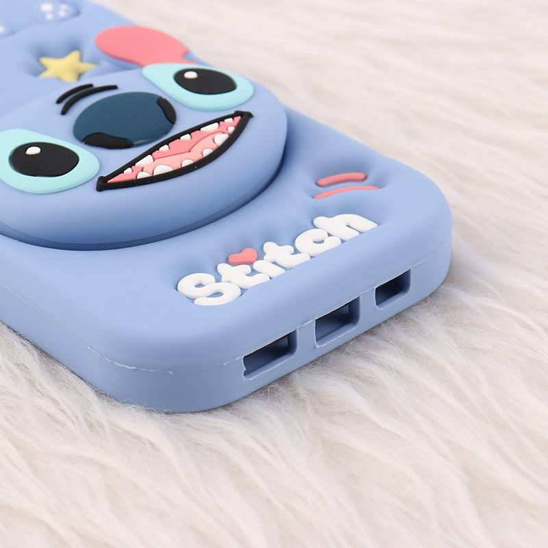 قاب سیلیکونی آیفون iPhone 12 Pro Max پاپ سوکت دار برجسته طرح Stitch