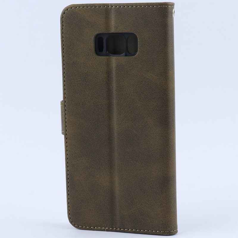 کیف چرمی مگنتی محافظ لنزدار سامسونگ Galaxy S8 Plus
