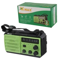 رادیو خورشیدی چندکارهV.Max V-FM02-891