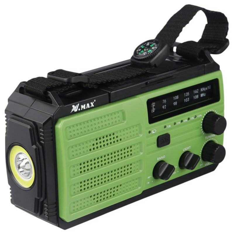 رادیو خورشیدی چندکارهV.Max V-FM02-891
