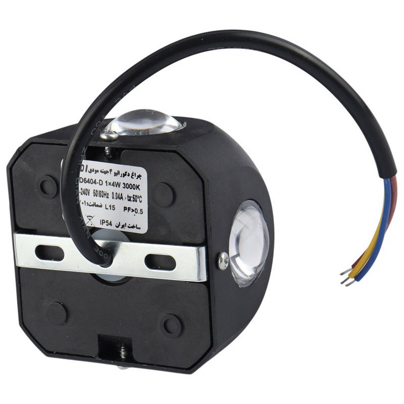 چراغ دیواری دکوراتیو چهار طرفه Modi IR-MD6404-D 4W