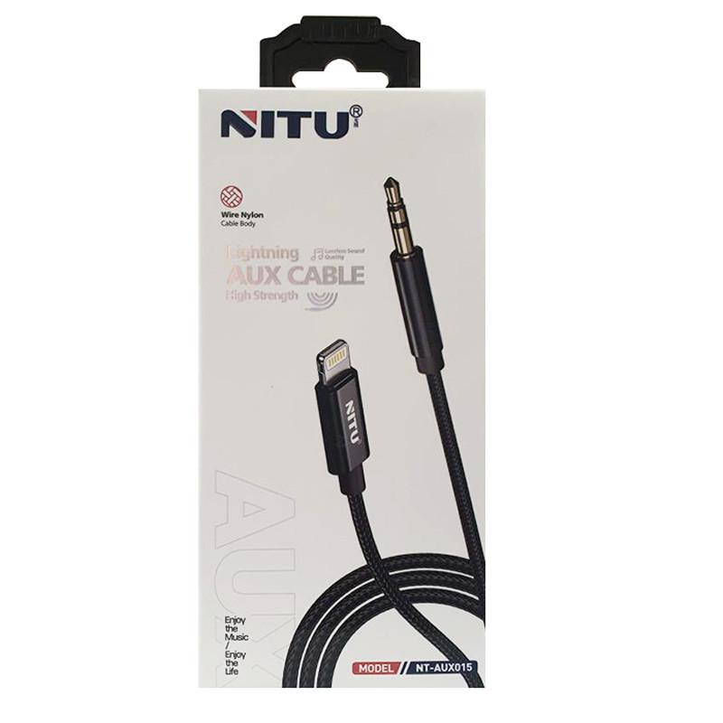 کابل تبدیل Lightning به AUX نیتو NT-AUX015 طول 1 متر