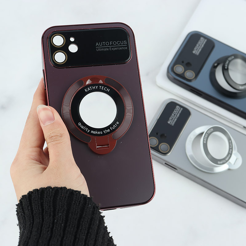 قاب Kathy Tech Auto Focus آیفون iPhone 11 استندشو محافظ لنزدار