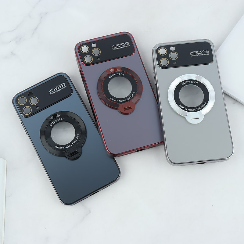 قاب Kathy Tech Auto Focus آیفون iPhone 11 Pro Max استندشو محافظ لنزدار