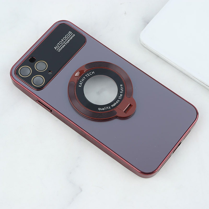 قاب Kathy Tech Auto Focus آیفون iPhone 11 Pro Max استندشو محافظ لنزدار