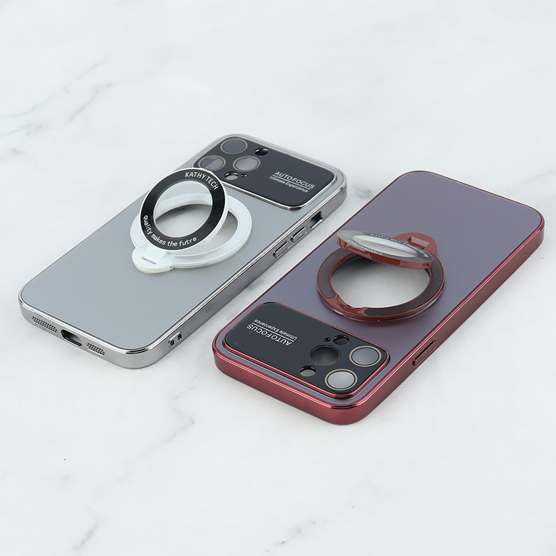 قاب Kathy Tech Auto Focus آیفون iPhone 12 Pro Max استندشو محافظ لنزدار