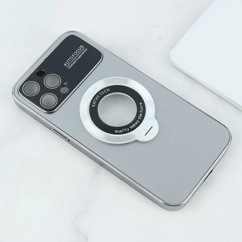 قاب Kathy Tech Auto Focus آیفون iPhone 12 Pro Max استندشو محافظ لنزدار