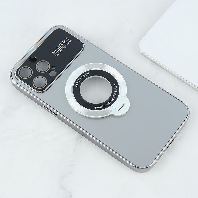 قاب Kathy Tech Auto Focus آیفون iPhone 12 Pro Max استندشو محافظ لنزدار