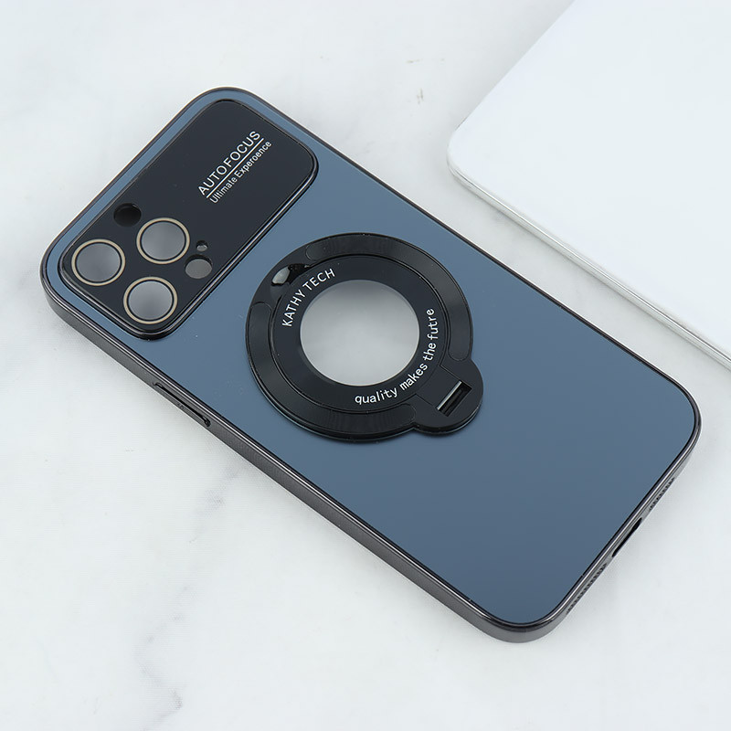 قاب Kathy Tech Auto Focus آیفون iPhone 12 Pro Max استندشو محافظ لنزدار