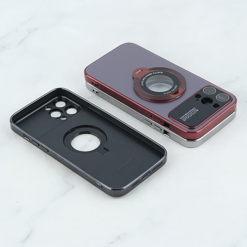 قاب Kathy Tech Auto Focus آیفون iPhone 12 Pro Max استندشو محافظ لنزدار