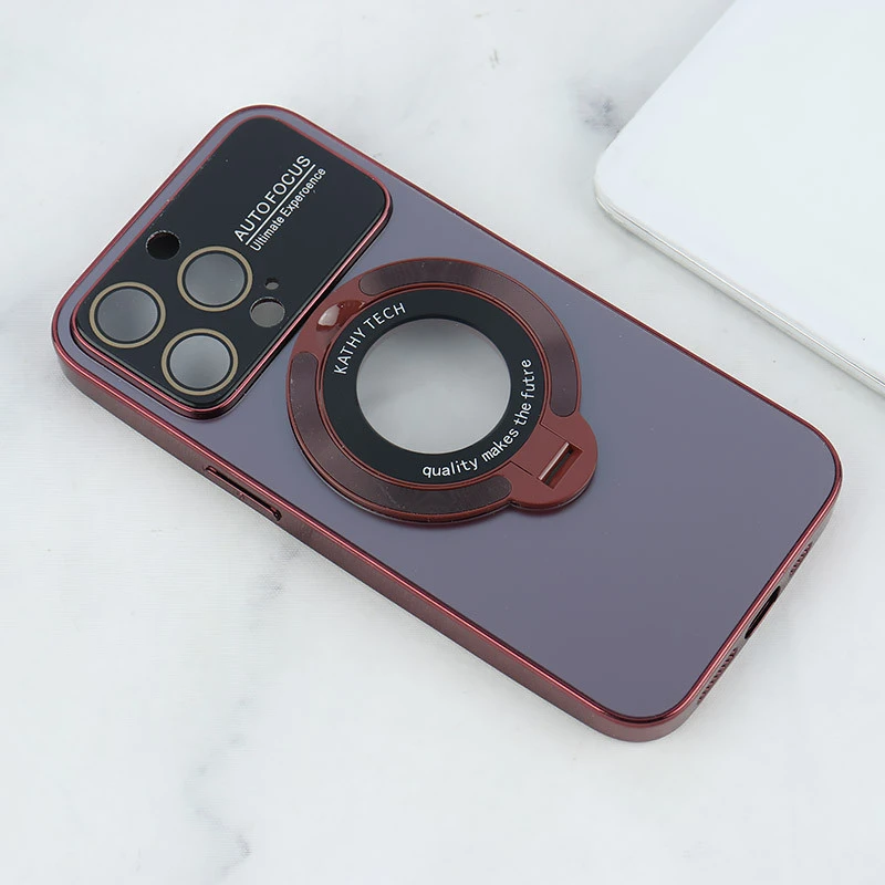 قاب Kathy Tech Auto Focus آیفون iPhone 13 Pro استندشو محافظ لنزدار