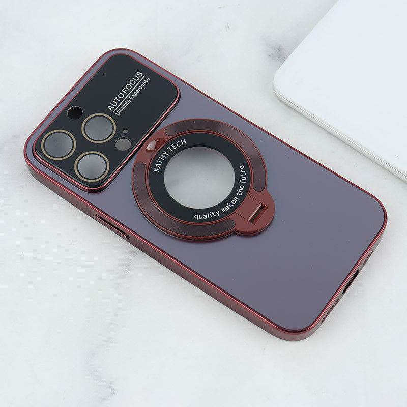قاب Kathy Tech Auto Focus آیفون iPhone 13 Pro استندشو محافظ لنزدار