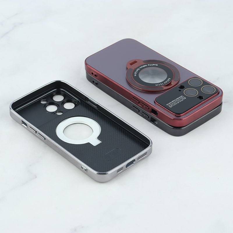 قاب Kathy Tech Auto Focus آیفون iPhone 13 Pro استندشو محافظ لنزدار
