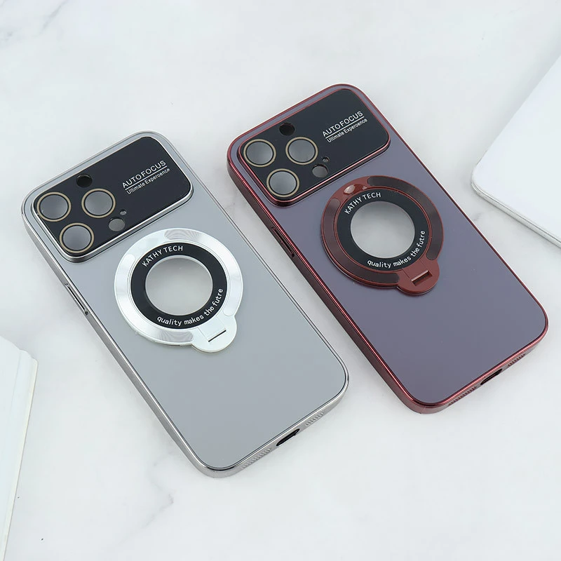 قاب Kathy Tech Auto Focus آیفون iPhone 14 Pro Max استندشو محافظ لنزدار