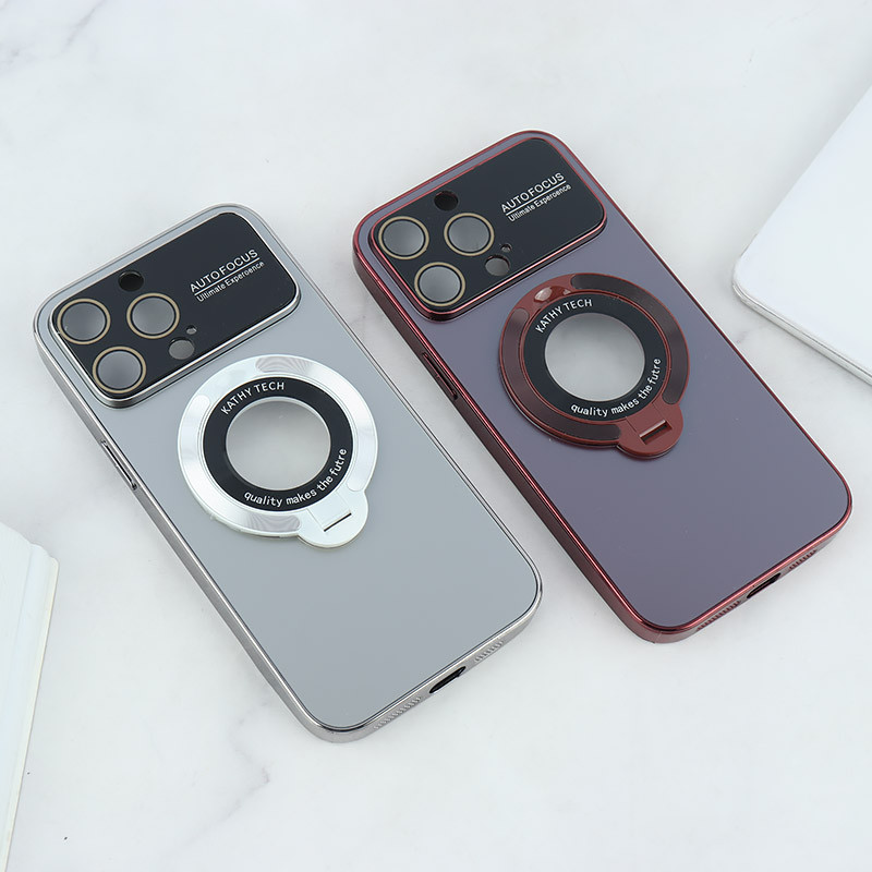 قاب Kathy Tech Auto Focus آیفون iPhone 14 Pro Max استندشو محافظ لنزدار
